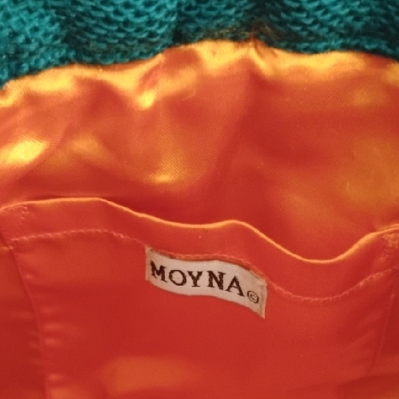 Moyna Blue and Orange Zigzag Clutch - Picture 2 of 8